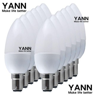 Yann1 หลอดไฟ Led E14 E27 6500k 3W 5W ประหยัดพลังงาน สําหรับตกแต่งบ้าน