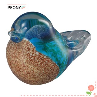 Peonypavilion ฟิกเกอร์นกแก้วแฮนด์เมด สีฟ้าเข้ม สําหรับเป็นของขวัญวันเกิด