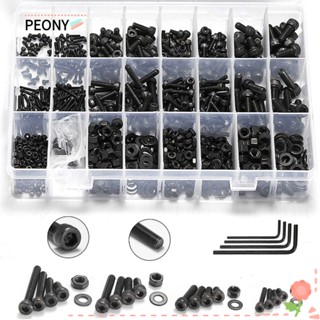 PEONYPAVILION 1230PCS Nuts and Bolts Assortment Kit, M2 M3