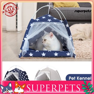 Superpets ที่นอนสัตว์เลี้ยง ผ้าฝ้าย ผ้าลินิน กันลื่น ระบายอากาศ สําหรับสุนัข แมว ใช้ในครัวเรือน