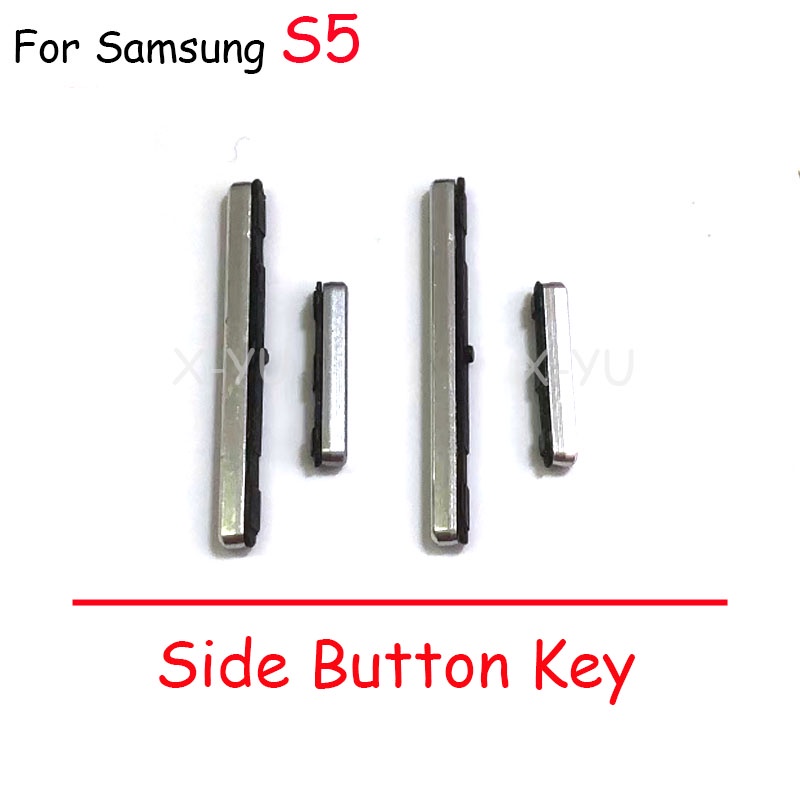สําหรับ Samsung Galaxy S5 G900F G900H G900I G900 I9600 G900FD G900MD โทรศัพท์ด้านข้างปุ่มปรับระดับเสียง