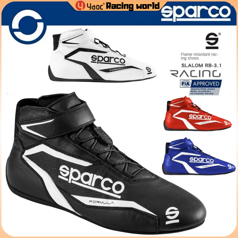 Yyaoc®Racing sports shoes professional driving shoes karting shoes sparco racing shoes FIA certified all-cowhide car pull shoes driving shoes F1 competition shoes