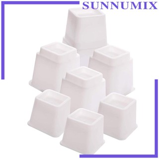 [Sunnimix] อุปกรณ์ยกเฟอร์นิเจอร์ เก้าอี้ กันลื่น วางซ้อนกันได้ แบบพกพา 8 ชิ้น