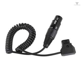 Fw Andoer D-Tap Male to XLR 4-Pin Female อะแดปเตอร์สายเคเบิ้ลพาวเวอร์ซัพพลาย สําหรับ V-mount แบตเตอรี่ กล้องวิดีโอ มอนิเตอร์