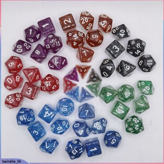 Ready Stock 7pcs Set Dice Dungeons Dragons Numeric Game Playing (twinkle.th)