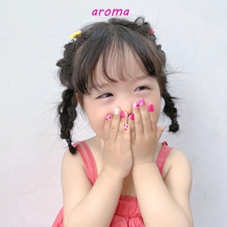 Aroma เล็บปลอม ลายการ์ตูน ถอดออกได้ สําหรับตกแต่งเล็บ