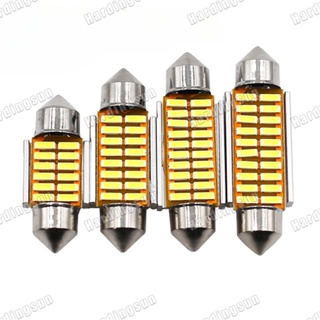 Leites ไฟ LED C5W สีขาว 28 มม. 31 มม. 36 มม. 39 มม. 41 มม. 12SMD 4014 4.8 สําหรับติดป้ายทะเบียนรถยนต์ 1 ชิ้น