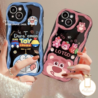 เคสโทรศัพท์มือถือ ขอบโค้ง ลายตุ๊กตาหมีสตรอเบอร์รี่ 3D สําหรับ Samsung A12 A14 A50 A33 A53 A11 A34 A52s A20s A54 A52 A21s A13 A32 A23 A04 A30 A50s A04E A24 A10s A20 A03 A04s A02s A51 A31 A03s