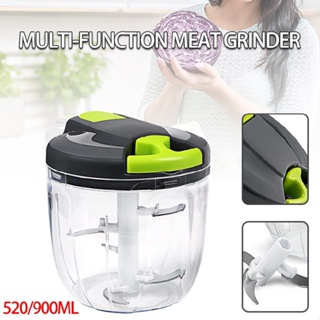 New Multifunctional Shredder Vegetable Onion Manual Cutter Crusher 5-Blade