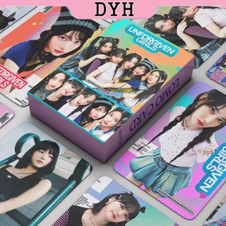 LE SSERAFIM การ์ด โปสการ์ด UNFORGIVEN KPOP LOMO Card 55 ชิ้น/กล่อง