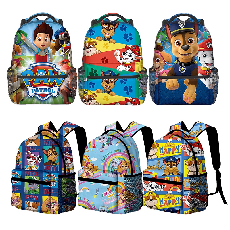 Paw Patrol Series ใหม่ กระเป๋าเป้สะพายหลัง กระเป๋านักเรียน น่ารัก เหมาะกับการเดินทาง สําหรับเด็กประถม