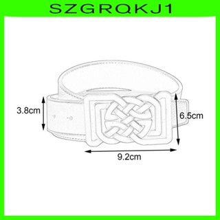 [szgrqkj1] เข็มขัดคาวบอย ยาว 120 ซม. กว้าง 38 มม. ปรับได้ พร้อมหัวเข็มขัด สไตล์ตะวันตก สําหรับผู้ชาย ผู้หญิง ใส่ทํางาน กางเกงยีน