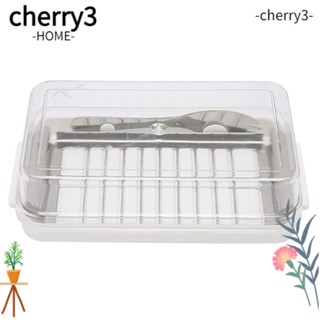 Cherry3 ที่ตัดเนย สเตนเลส ทรงสี่เหลี่ยม ตัดง่าย พร้อมฝาปิด สําหรับหั่นเนยแช่แข็ง