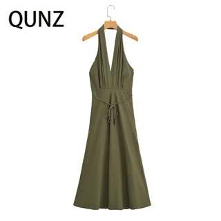 Qunz Flax Midi ชุดเดรส อเนกประสงค์ 1566