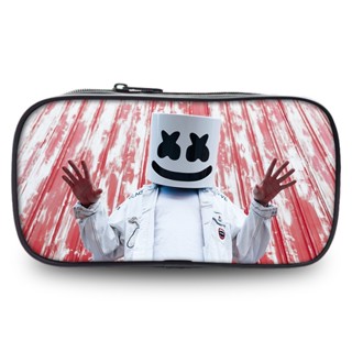 Marshmello Chris Comstock Dotcom DJ กระเป๋าเครื่องเขียน นักเรียน กระเป๋าเก็บเครื่องเขียน