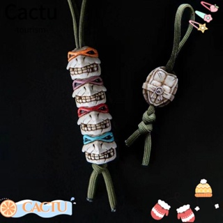 Cactu พวงกุญแจ จี้เต่า 4 ตัว แฮนด์เมด DIY