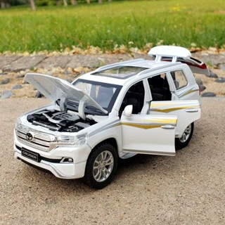 【RUM】โมเดลรถยนต์ Toyota Land Cruiser สเกล 1:32 ของเล่น ของขวัญ สําหรับเด็กผู้ชาย JEU4 755D