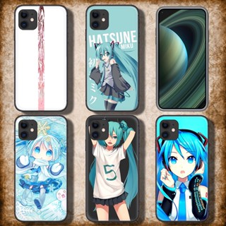 เคสโทรศัพท์มือถือ TPU แบบนิ่ม ลาย SXC11 อนิเมะ Hatsune Miku สําหรับ iPhone SE 2020 12 Mini 13 Pro Max