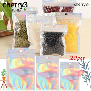 Cherry3 ถุงบรรจุภัณฑ์ กันน้ํา ปิดได้ 20 ชิ้น