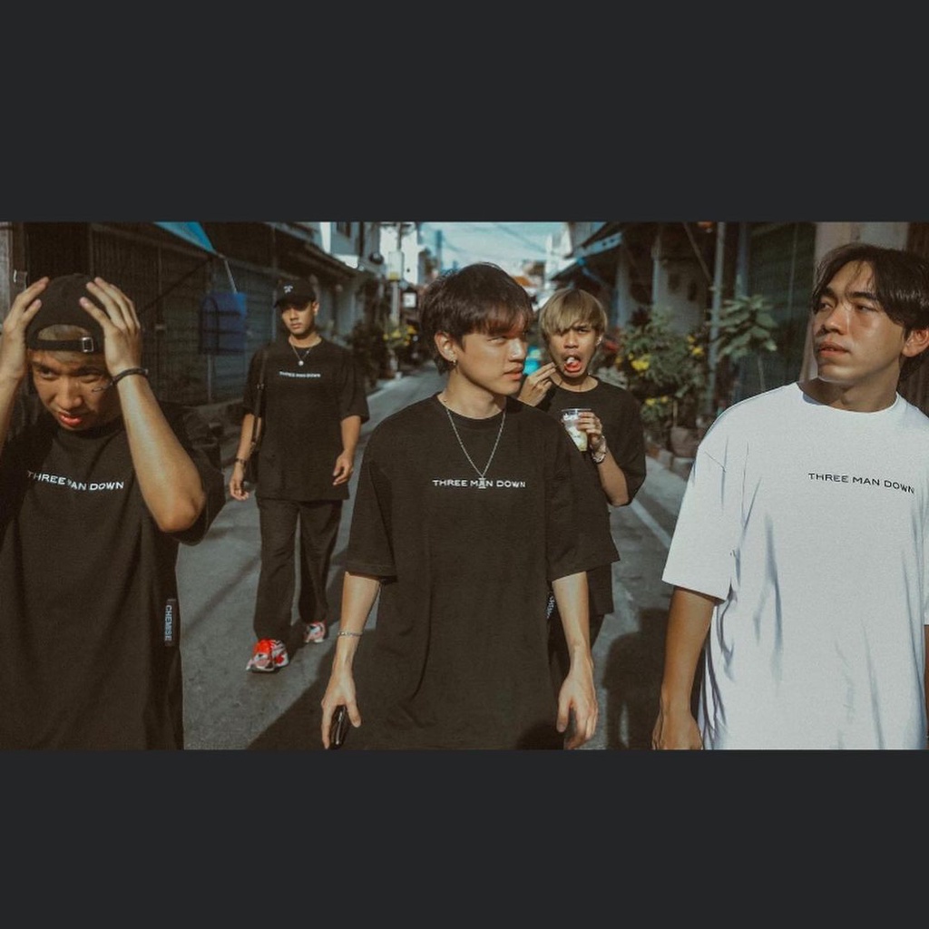 📦 พร้อมส่ง  CHEMISE THREEMANDOWN “ permanent collection “ New Box Logo Tee ( Black )  การเปิดตัวผลิต