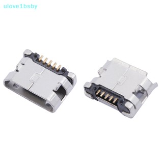 Ulove1bsby ซ็อกเก็ตไมโคร USB Type B ตัวเมีย 5-Pin 180 SMD 20 ชิ้น TH