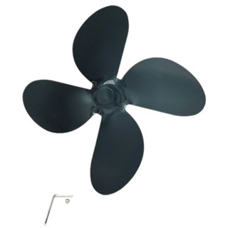 Sale! Thickened Fireplace Fan Accessories Aluminum Alloy Fan Blade 4 Blade