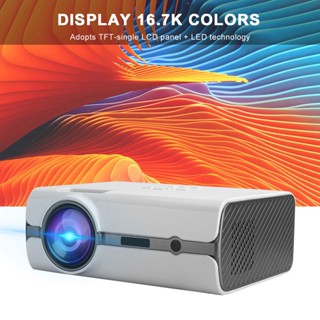 Rhythm000 UHAPPY U45 Mini Home Projector หน้าจอเดียวกันไร้สาย WiFi แบบพกพาสำหรับ 720P / 1080P (100-240V)