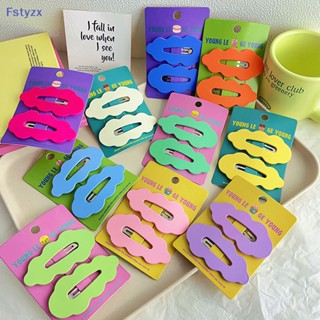 Fstyzx กิ๊บติดผม รูปก้อนเมฆน่ารัก หลากสี เครื่องประดับผม สําหรับเด็กผู้หญิง 2 ชิ้น