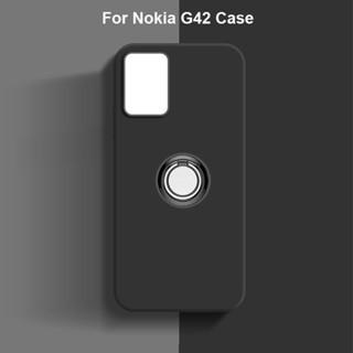 เคสป้องกันโทรศัพท์มือถือ TPU แบบนิ่ม มีแหวนแม่เหล็ก สําหรับ Nokia G42