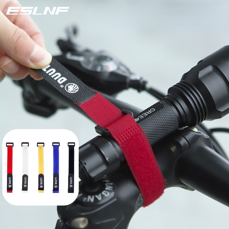 Eslnf เทปผ้าพันแผล ไนล่อน ปรับได้ อเนกประสงค์ อุปกรณ์เสริม สําหรับจักรยานเสือภูเขา