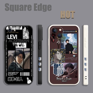 เคสโทรศัพท์มือถือ ลาย อนิเมะ ลีไว แอคเคอร์แมน Attack on titan Levi อนิเมะ ลีไว แอคเคอร์แมน Attack on titan Levi FGQ04 สําหรับ iPhone 14 Pro Max Plus