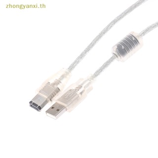 Yanxi อะแดปเตอร์แปลงสายเคเบิล Firewire IEEE 1394 6 Pin ตัวผู้ เป็น USB 2.0 ตัวผู้ 1 ชิ้น TH