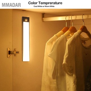 MMADAR Motion Sensor Induction Light 39 LEDs Smart Sensing Strip Magnetic Suction การชาร์จ USB