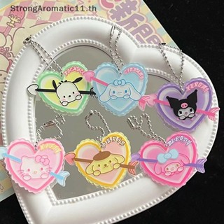 SANRIO พวงกุญแจ จี้การ์ตูนอนิเมะ One Arrow Heart Kuromi Melody น่ารัก