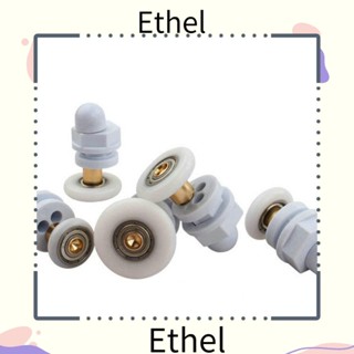 Ethel1 ลูกกลิ้งประตูบานเลื่อน PVC ทองเหลือง แบบเปลี่ยน สําหรับเฟอร์นิเจอร์ ห้องอาบน้ํา