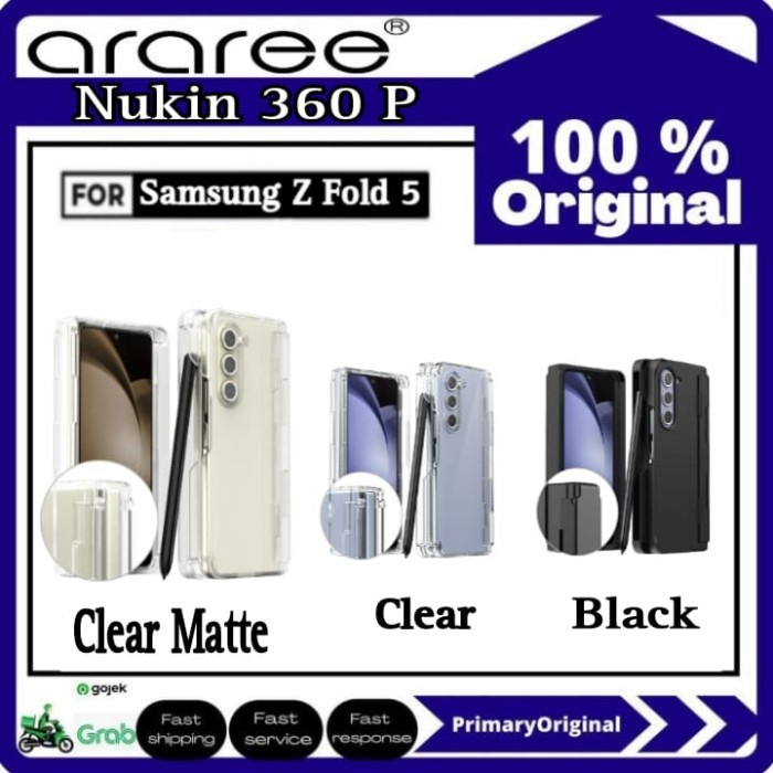 เคส Samsung Galaxy Z Fold 5 Fold5 ARAREE NUKIN 360 P SPen Holder