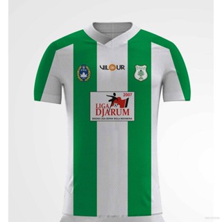 เสื้อยืดกีฬาแขนสั้น ลายทีมชาติฟุตบอล Medan 2007 Psms พลัสไซซ์