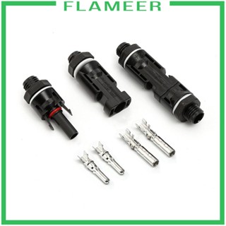 [Flameer] ปลั๊กแผงพลังงานแสงอาทิตย์ 2.5 4 6 มม. 30A 1000V 2 ชิ้น