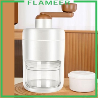 [Flameer] เครื่องบดน้ําแข็ง พร้อมถาดน้ําแข็ง สําหรับร้านอาหาร บาร์หิมะ โคน