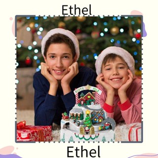 Ethel1 เครื่องประดับเรซิ่น รูปหมู่บ้านเสาเหนือ ปีคริสต์มาส