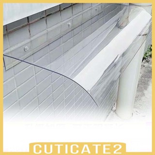 [Cuticate2] กันสาดหน้าต่าง พร้อมสกรู PC ใส สําหรับติดผนัง หลังคาประตู สวน กลางแจ้ง