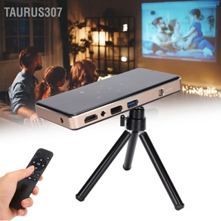 Taurus307 โปรเจ็กเตอร์พกพาขนาดเล็ก Bluetooth WiFi Home Outdoor Wireless Display DLP Pocket Projector สำหรับ Android