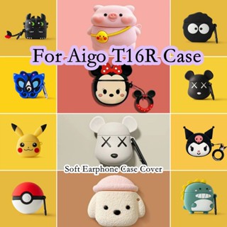 【คุณภาพสูง】เคสหูฟัง แบบนิ่ม ลายการ์ตูน สําหรับ Aigo T16R Aigo T16R