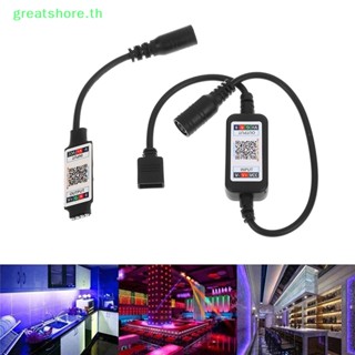 Greatshore แถบไฟ LED บลูทูธ ขนาดเล็ก ควบคุมผ่านแอพ RGB 5V 12V 24V TH