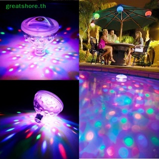 Greatshore โคมไฟดิสโก้ LED สําหรับสระว่ายน้ํา อ่างน้ําร้อน สปา