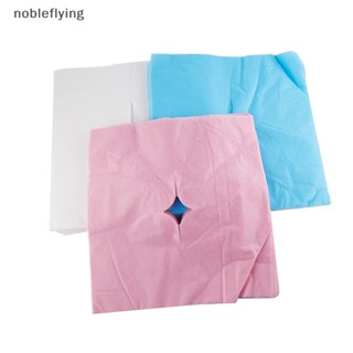 Nf 100 ชิ้น แผ่นนวด แบบใช้แล้วทิ้ง แผ่นพนักพิงศีรษะ หมอนรองหน้า ปลอกหมอนอิง nobleflying