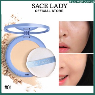 Sace Lady Waterproof Pressed Powder Matte Flawless แป้งแต่งหน้าควบคุมความมันบางเบา