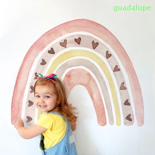 Guadalupe สติกเกอร์ติดผนัง ศิลปะ ขนาดใหญ่ สีรุ้ง ห้องนั่งเล่น ห้องเด็ก สติกเกอร์เนอสเซอรี่