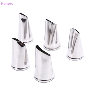 Hanpro&gt; หัวบีบครีม รูปกลีบกุหลาบ สําหรับตกแต่งคัพเค้ก 5 ชิ้น ต่อชุด