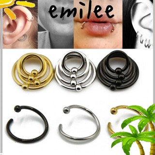 EMILEE จิวเจาะร่างกาย จิวหู แบบห่วง 2 ชิ้น